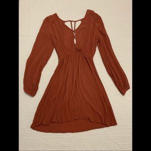 Long Sleeve Cutout Dress